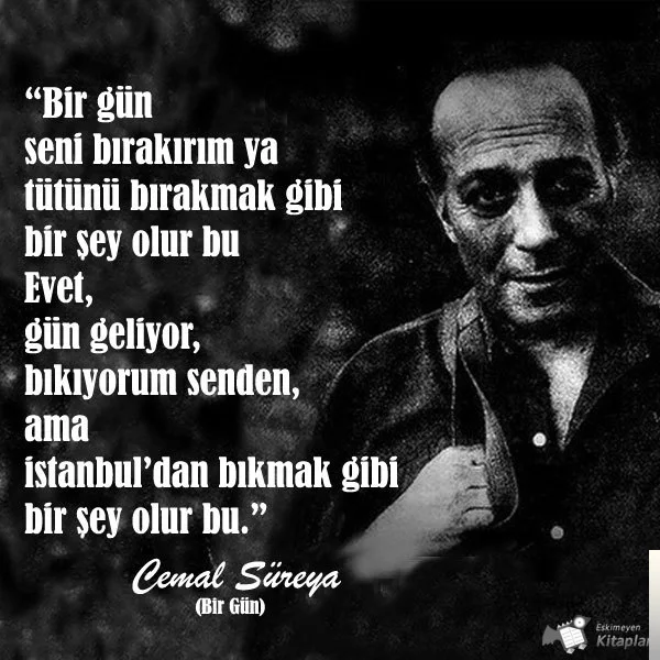 Cemal Süreya - Sana Giden Yollar Kapalı