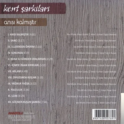 Kent Şarkıları - Anlam